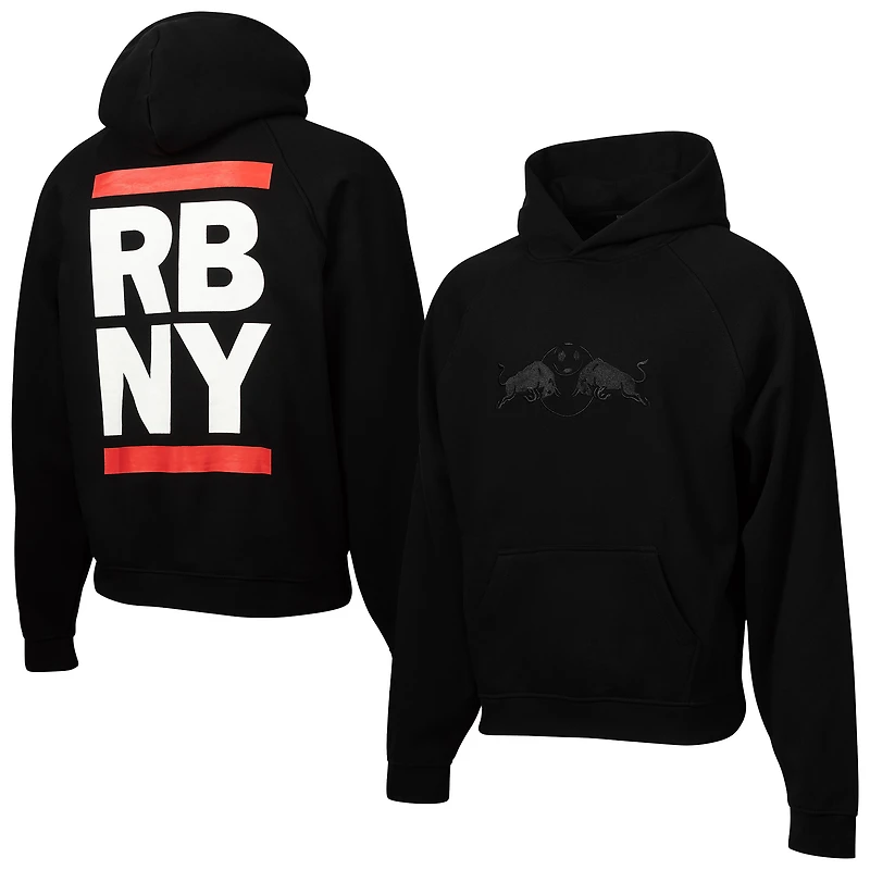 Men's  Black New York Red Bulls Hometown Oversized Pullover Hoodie