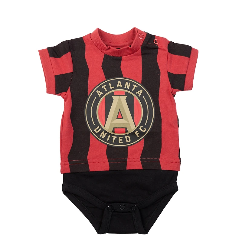 Infant Sport Design Sweden Red Atlanta United FC Body T-Shirt Bodysuit
