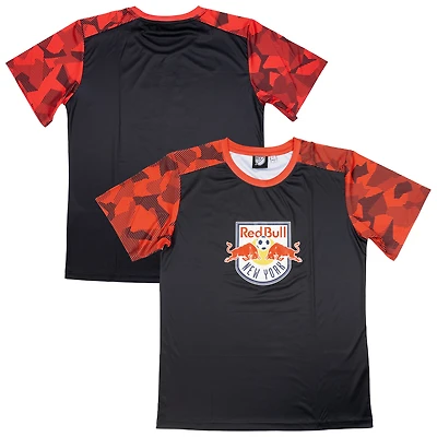 Youth Sport Design Sweden  Black New York Red Bulls Starting Lineup Home T-Shirt