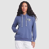 Women's Nike Storm Blue New England Patriots 2025 Rivalries Collection Standard Issue Sideline Dri-FIT Hoodie