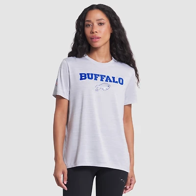 Women's Nike White Buffalo Bills 2025 Rivalries Collection Sideline Velocity Dri-FIT T-Shirt