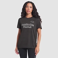 Women's Nike Black New York Jets 2025 Rivalries Collection Sideline Velocity Dri-FIT T-Shirt