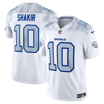Men's Nike Khalil Shakir White Buffalo Bills 2025 Rivalries Collection Limited Jersey