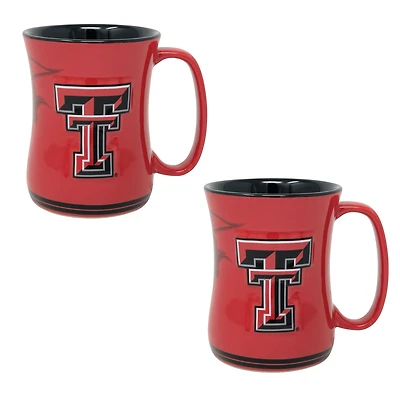 Texas Tech Red Raiders 16oz. Sculpted Barista Mug Two-Pack