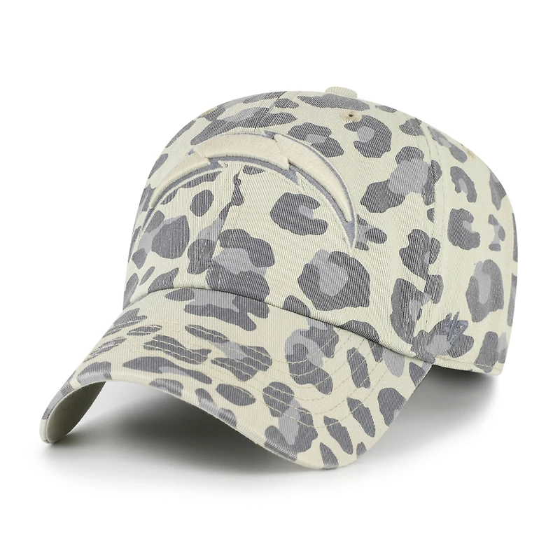 Women's '47  Gray Los Angeles Chargers Bagheera Clean Up Adjustable Hat