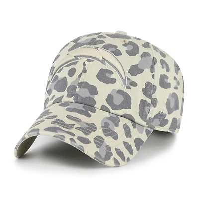 Women's '47  Gray Los Angeles Chargers Bagheera Clean Up Adjustable Hat