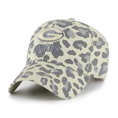 Women's '47  Gray Green Bay Packers Bagheera Clean Up Adjustable Hat