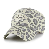 Women's '47  Gray Kansas City Chiefs Bagheera Clean Up Adjustable Hat
