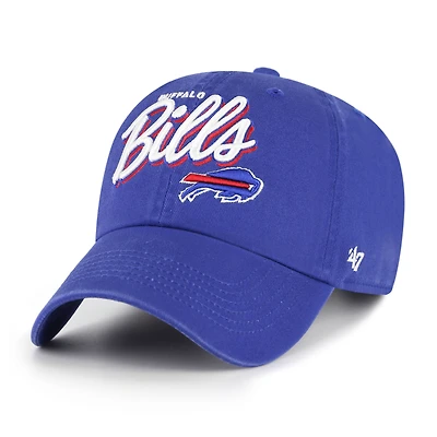 Women's '47  Royal Buffalo Bills Ariana Clean Up Adjustable Hat