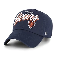 Women's '47  Navy Chicago Bears Ariana Clean Up Adjustable Hat