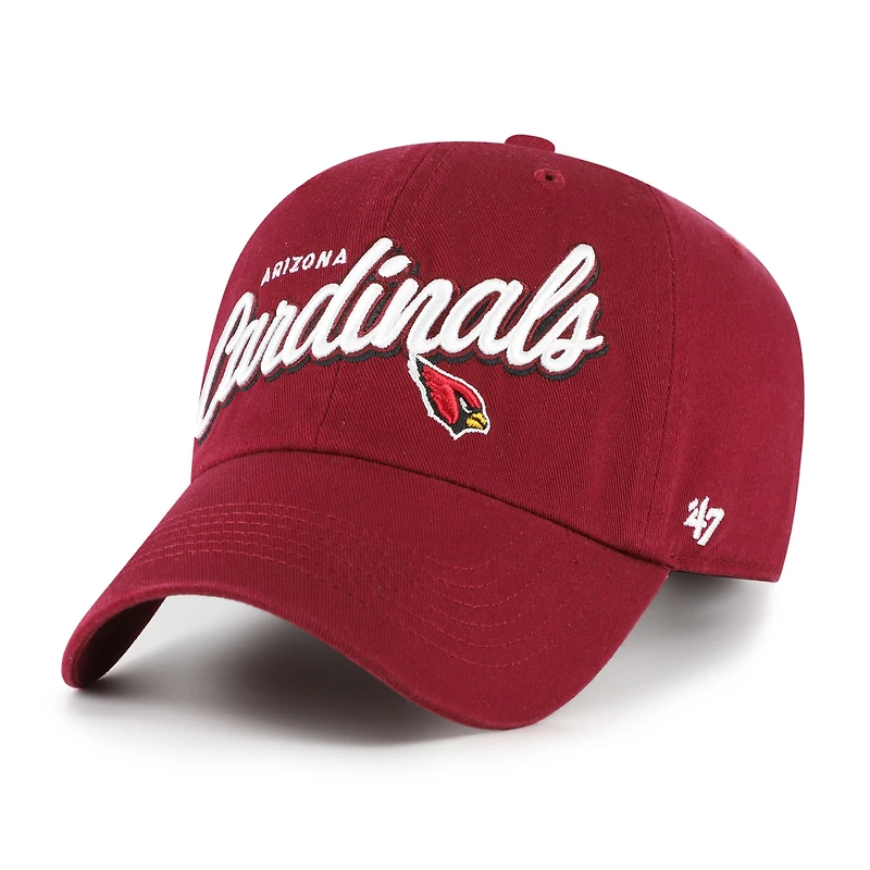 Women's '47  Cardinal Arizona Cardinals Ariana Clean Up Adjustable Hat