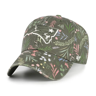 Women's '47  Green New England Patriots Verbena Clean Up Adjustable Hat