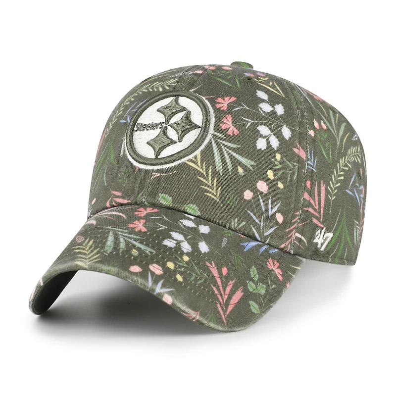 Women's '47  Green Pittsburgh Steelers Verbena Clean Up Adjustable Hat