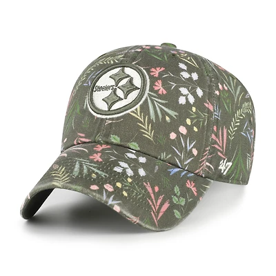 Women's '47  Green Pittsburgh Steelers Verbena Clean Up Adjustable Hat