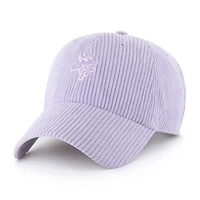 Women's '47 Purple Minnesota Vikings Mellow Corduroy Clean Up Adjustable Hat