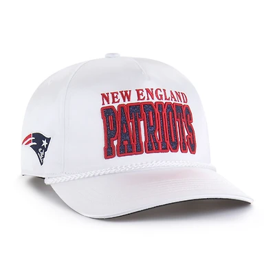 Women's '47  White New England Patriots Outspoken Hitch Adjustable Hat