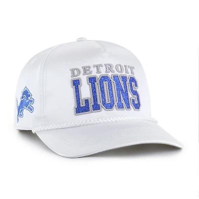 Women's '47  White Detroit Lions Outspoken Hitch Adjustable Hat