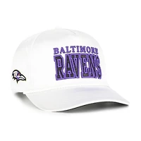 Women's '47  White Baltimore Ravens Outspoken Hitch Adjustable Hat