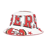 Women's '47  White San Francisco 49ers Energize Bucket Hat