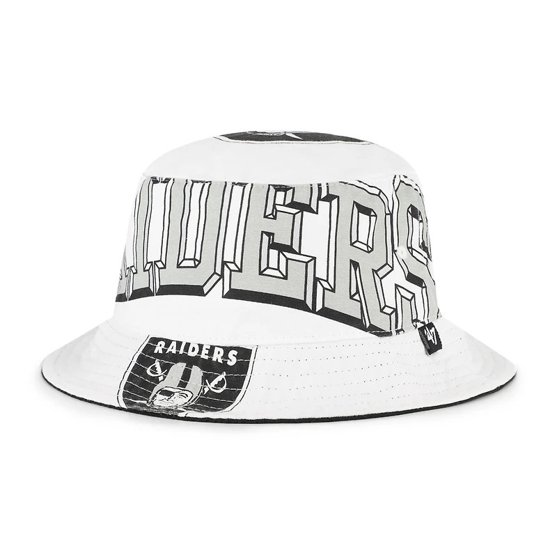 Women's '47  White Las Vegas Raiders Energize Bucket Hat