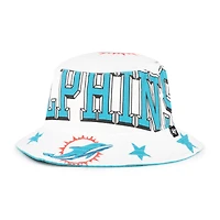 Women's '47  White Miami Dolphins Energize Bucket Hat