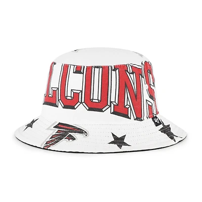 Women's '47  White Atlanta Falcons Energize Bucket Hat