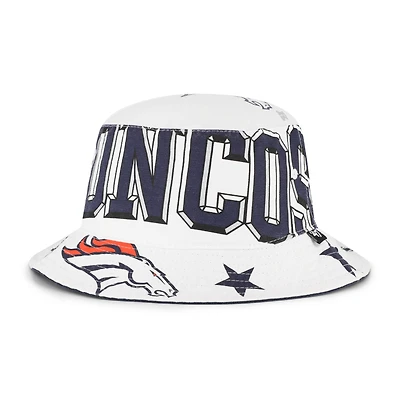 Women's '47  White Denver Broncos Energize Bucket Hat