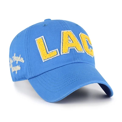 Women's '47  Powder Blue Los Angeles Chargers Zoey Clean Up Adjustable Hat