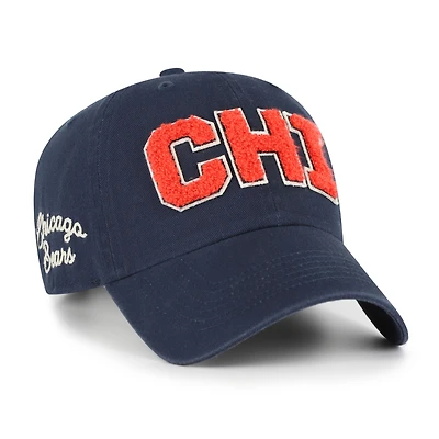 Women's '47  Navy Chicago Bears Zoey Clean Up Adjustable Hat