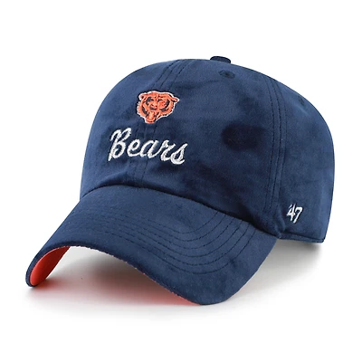 Women's '47  Navy Chicago Bears Spirited Clean Up Adjustable Hat