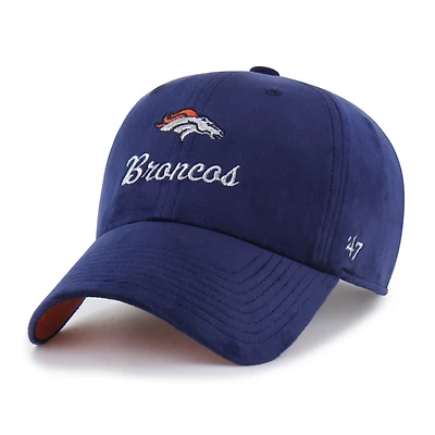 Women's '47  Navy Denver Broncos Spirited Clean Up Adjustable Hat