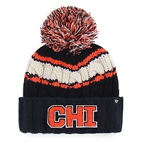 Women's '47  Navy Chicago Bears Emma Cuffed Knit Hat with Pom