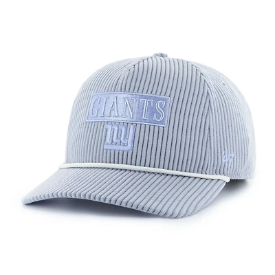 Women's '47  Light Blue New York Giants Mellow Corduroy Hitch Adjustable Hat