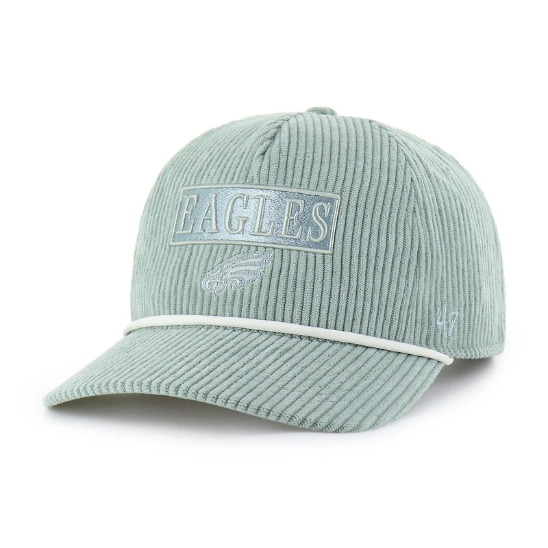 Women's '47  Green Philadelphia Eagles Mellow Corduroy Hitch Adjustable Hat