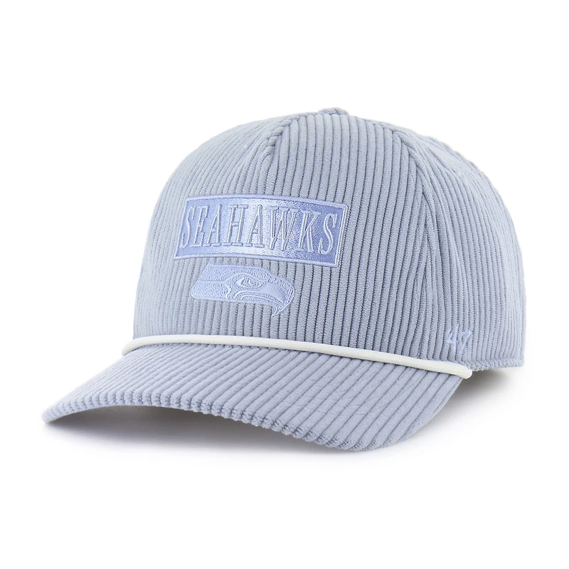 Women's '47  Light Blue Seattle Seahawks Mellow Corduroy Hitch Adjustable Hat