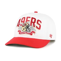 Youth '47 White/Scarlet San Francisco 49ers Prime Play Hitch Adjustable Hat