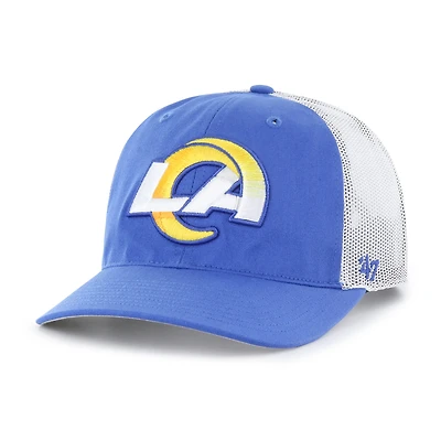 Men's '47  Royal Los Angeles Rams Unstructured Trucker Adjustable Hat
