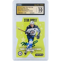 Mark Scheifele Winnipeg Jets Autographed 2019-20 Upper Deck Synergy Star Quest Die-Cut #SQ-6 CGC Fanatics Witnessed Authenticated 10/10 Card