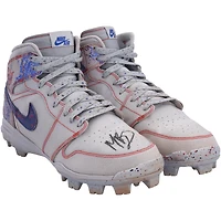Authentic Game-Used: Mookie Betts Los Angeles Dodgers Autographed Jordan Brand Cleats