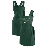 Women's WEAR by Erin Andrews  Green Green Bay Packers Wrap Dress