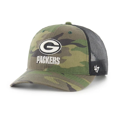 Men's '47  Camo Green Bay Packers Trucker Adjustable Hat