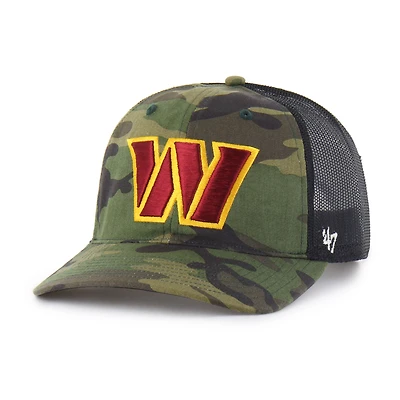 Men's '47  Camo Washington Commanders Trucker Adjustable Hat