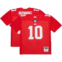 Men's Mitchell & Ness Eli Manning Red New York Giants 2004 Team Legacy Retired Player Big Tall Jersey