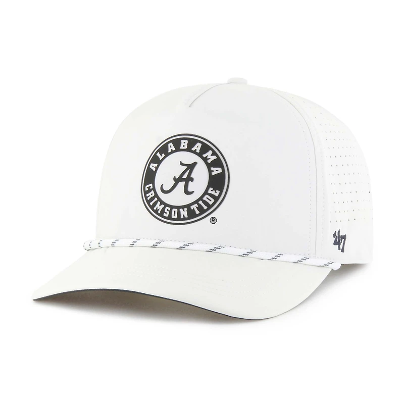 Men's '47 White Alabama Crimson Tide Forward Collection Loop Hitch Adjustable Hat