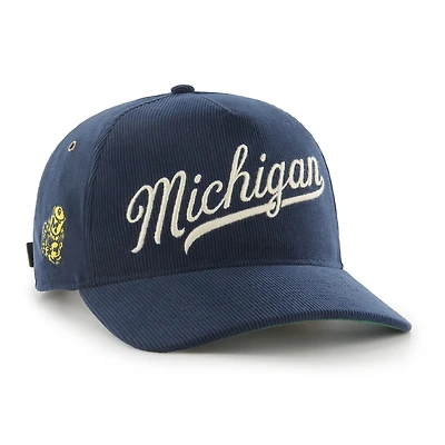 Unisex '47 Navy Michigan Wolverines Collections Golden Age Corduroy Hitch Adjustable Hat