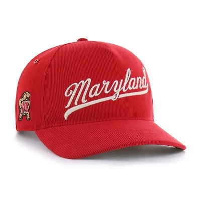 Unisex '47 Red Maryland Terrapins Collections Golden Age Corduroy Hitch Adjustable Hat