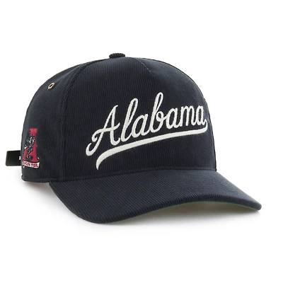 Unisex '47 Black Alabama Crimson Tide Collections Golden Age Corduroy Hitch Adjustable Hat