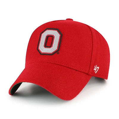 Unisex '47 Scarlet Ohio State Buckeyes Collections Golden Age Offside DT Adjustable Hat
