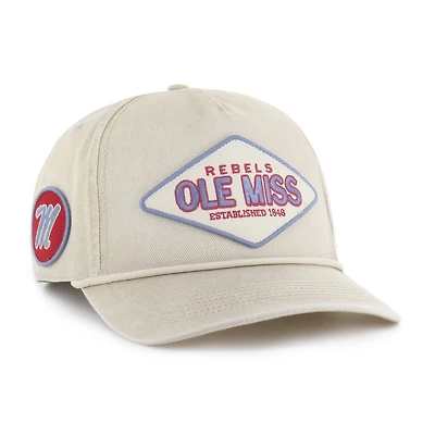 Unisex '47  Cream Ole Miss Rebels Outdoorsmen Cairn Hitch Adjustable Hat