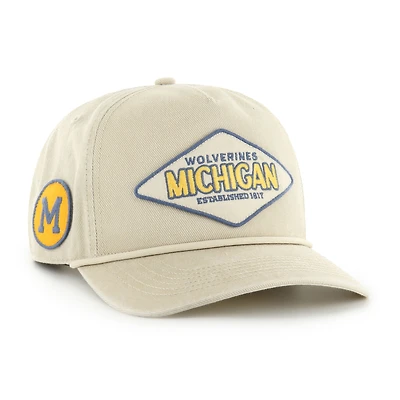 Unisex '47  Cream Michigan Wolverines Outdoorsmen Cairn Hitch Adjustable Hat